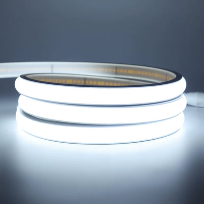 Waterproof COB LED Strip Light 12V 24V Flexible LED Neon Light 0.5-20M 320Leds High Density Linear Lighting COB LED Lights